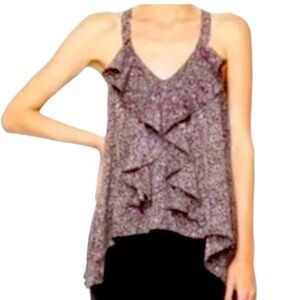 BCBGeneration Ruffled Halter Blouse